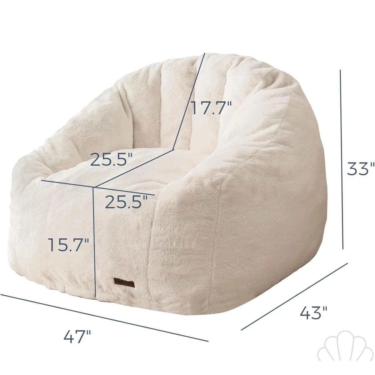 Microfiber / Microsuede Bean Bag Chair | Wayfair North America