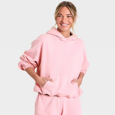 Women's Fleece Hoodie - Pink XL The Hollister Collection at Target | Target