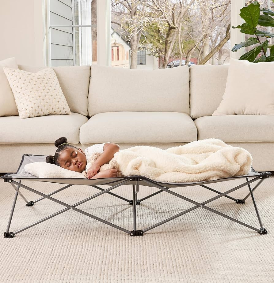 Regalo Extra Long My Cot\u00ae Portable Toddler Bed, Foldable Kids Travel Bed & Camping Cot for A... | Amazon (US)