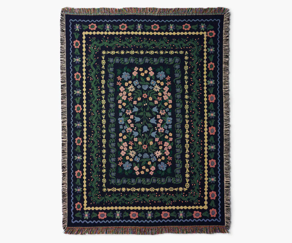 Woven Blanket - Wildwood | Rifle Paper Co.