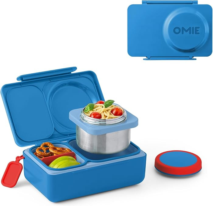 Omie OmieBox UP bento Box for Kids | Insulated Lunch Box | Leak Proof Vacuum Insulated Thermal Fo... | Amazon (US)