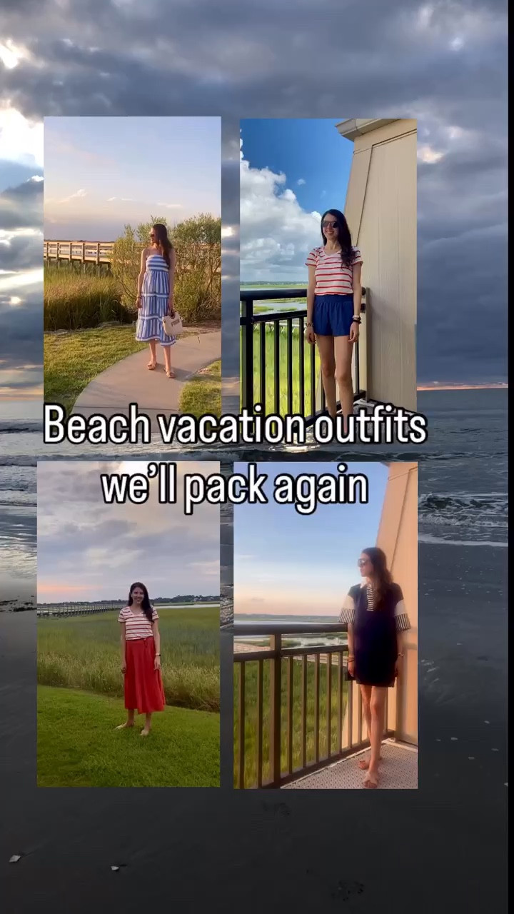 Beach outfits will pack again 🏝️

love this blue and white striped dress. Shorts and tees are a must for the beach. This preppy polo dress is a perfect beach cover-up and the skirt is lightweight. ￼

#LTKTravel #LTKSeasonal #LTKSaleAlert