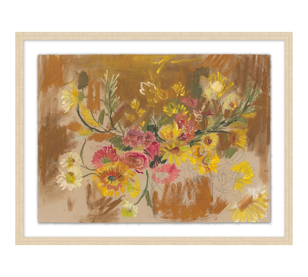 The Yellow Gift Framed Print by Lauren Herrera | Pottery Barn (US)