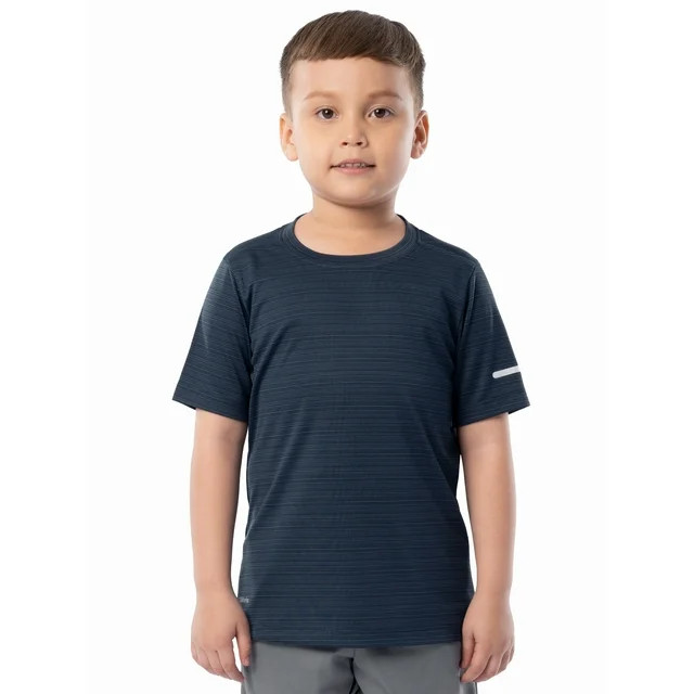 Athletic Works Boys Short Sleeve Core Active T-Shirt, Sizes 4-18 & Husky | Walmart (US)