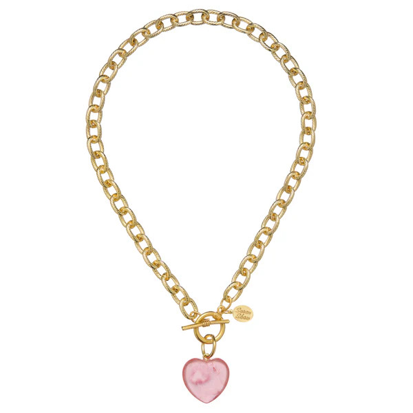 Stone Heart Toggle Necklace | Susan Shaw