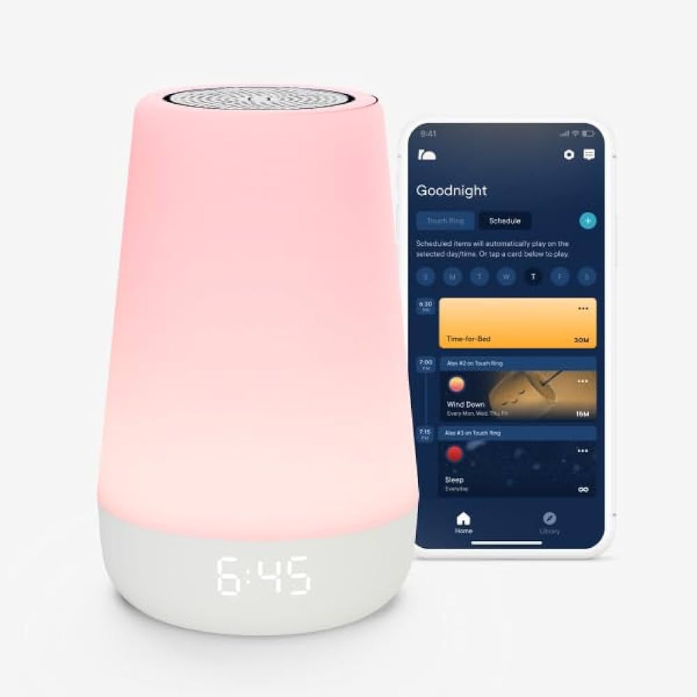 Amazon.com: Hatch Rest Baby Sound Machine, Night Light | 2nd Gen | Sleep Trainer, Time-to-Rise Al... | Amazon (US)