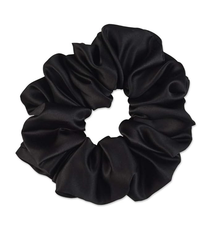 Scunci Jumbo Black Satin Scrunchie, Black | Amazon (US)