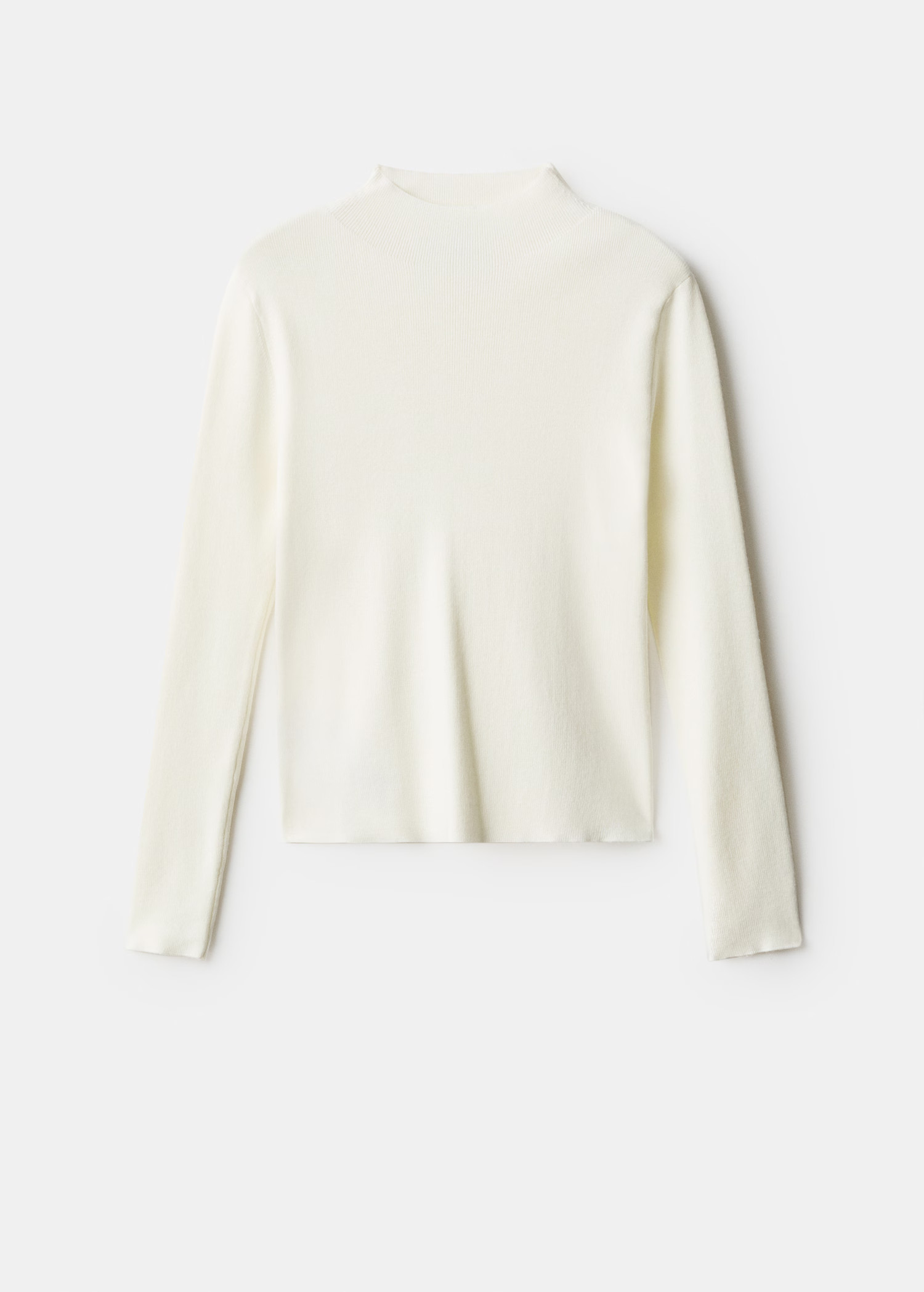 Fitted sweater with perkins neck | Mango (US/MX/AU)