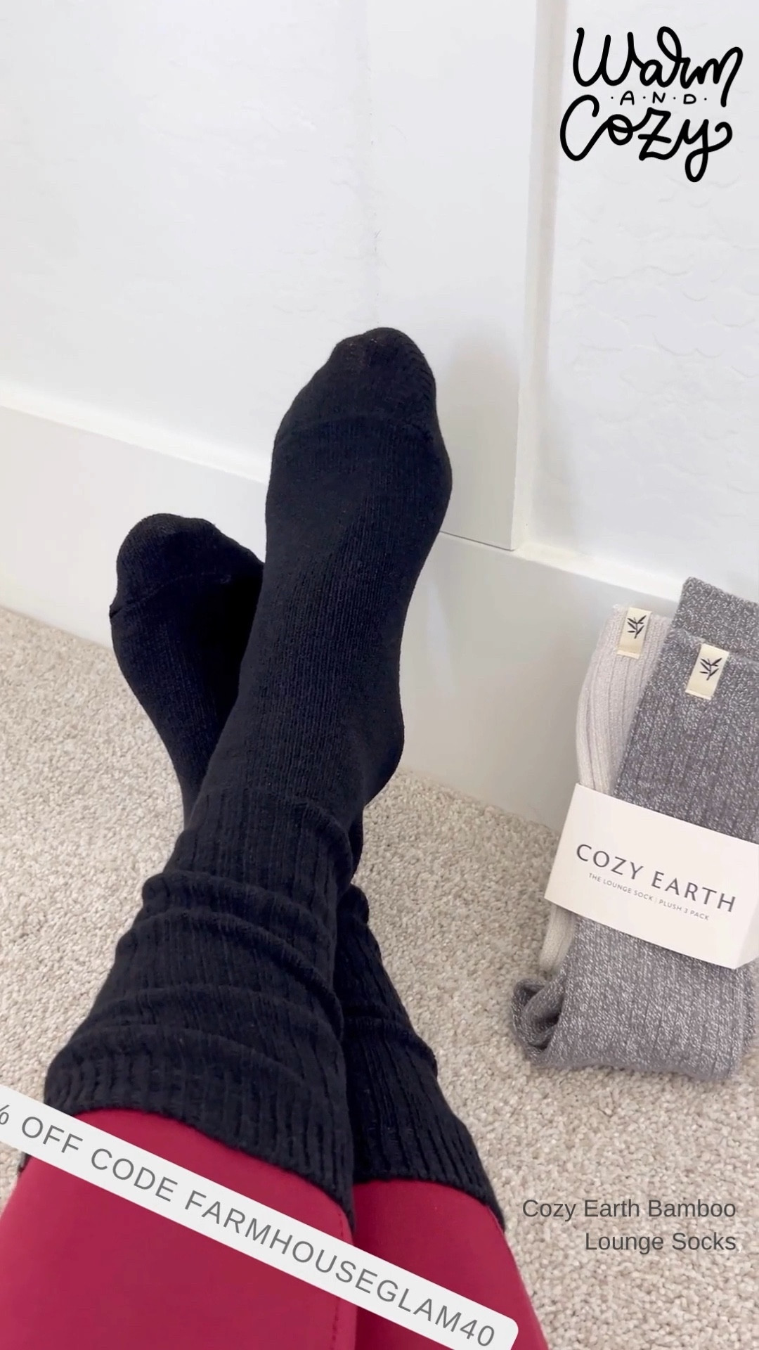 ☁️My fave bamboo loungewear and sheets and lounge socks at Modernfarmhouseglam 
Use my code FARMHOUSEGLAM40 for 40% off sitewide. 

Fuzzy socks fleece socks bamboo socks. Stocking stuffer 
cozy earth tank jogger shorts comfy clothes christmas gift ideas for her, mom, wife, friends gift guide, lounge clothes, comfortable clothing, fall outfit, travel outfit, long sleeved shirt, top, pants, cozy earth, bamboo sheets

#LTKVideo #LTKGiftGuide #LTKstyletip