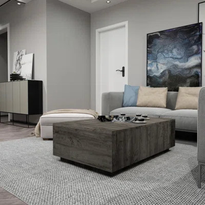 Inniss Premium Rustic Solid Wood Coffee Table | Wayfair North America