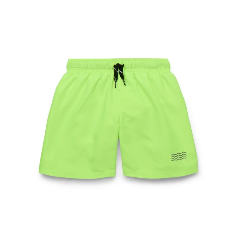 Wonder Nation Boys Everyday Swim Trunks with UPF 50+, Sizes 4-18 & Husky | Walmart (US)