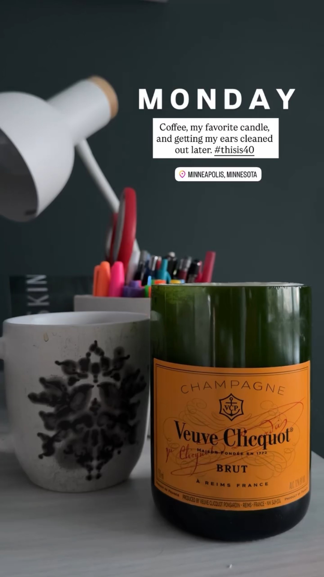 M O N D A Y — Coffee, my favorite candle, and getting my ears cleaned out later. #thisis40

#LTKdayinmylife #LTKOver40 #LTKvlog