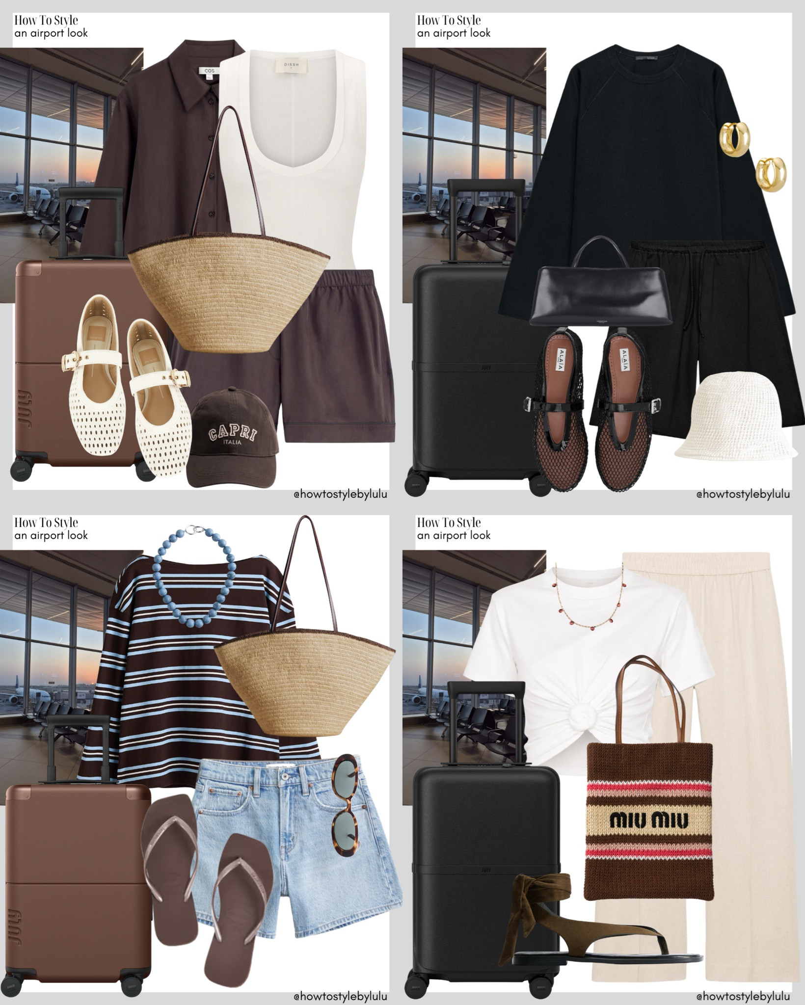 AIRPORT STYLE✈️ 4 airport outfits to wear for your next holiday

#LTKsummer #LTKtravel #LTKeurope