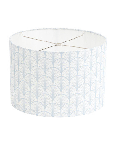 15X10 Fan Printed Drum Lamp Shade | TJ Maxx