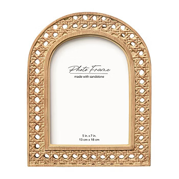 new!Enchante 5x7 Etched Resin Arch 1-Opening Tabletop Frame | JCPenney