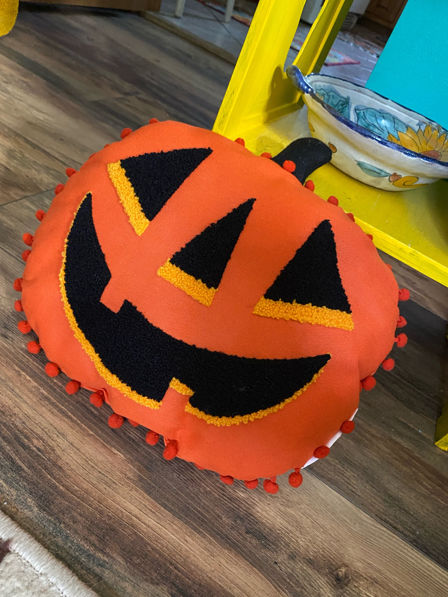 Pumpkin Pillow 🎃🖤

#LTKSeasonal