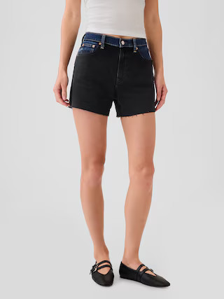 4" High Rise Girlfriend Denim Shorts | Gap (US)