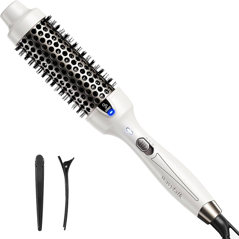Wavytalk Thermal Brush, 1.5 Inch Ionic Thermal Round Brush Creates Blowout Look in 10 Minutes, He... | Amazon (US)
