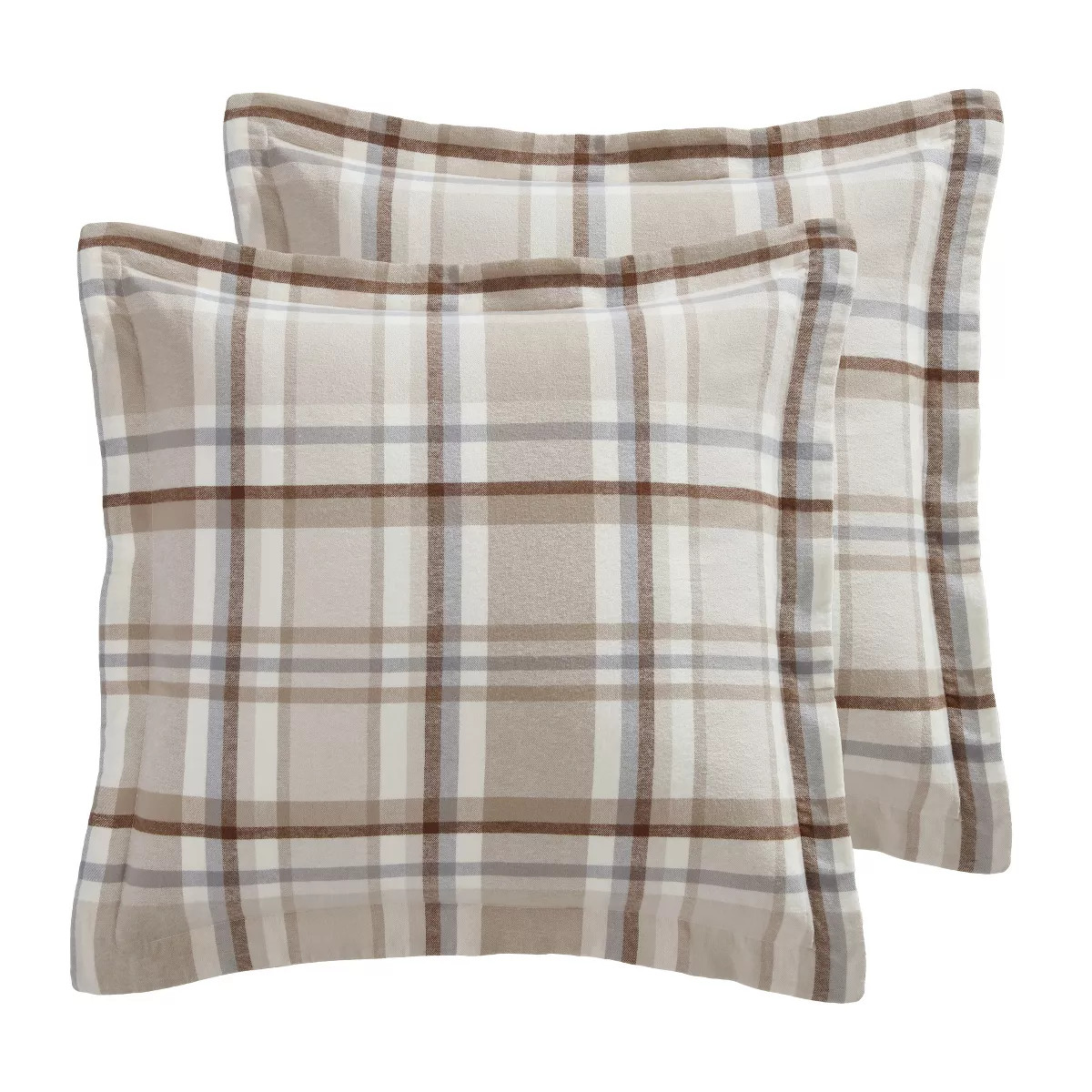 Spencer Plaid Woven Euro Sham Set of 2 - Levtex Home | Target