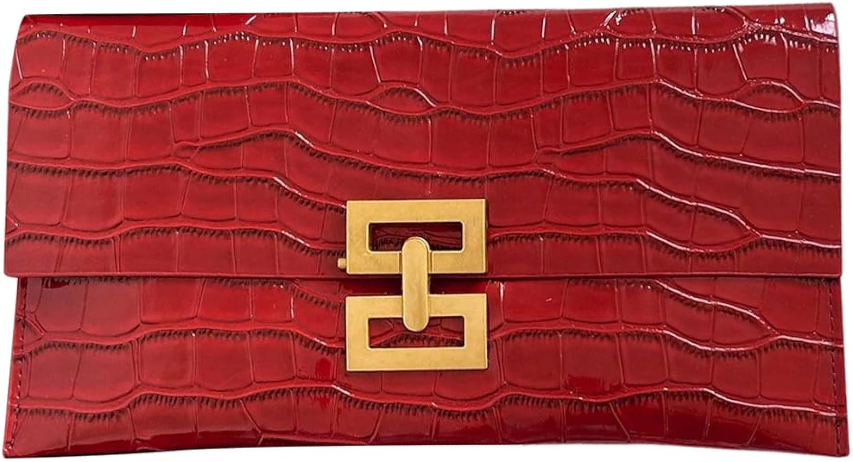 Verdusa Women's Clutch Evening Bags Trendy Envelope Handbags Metallic Purses Formal Wedding | Amazon (US)