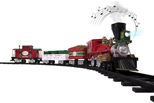 Lionel Battery-Operated North Pole Central Freight Toy Train Set with Bluetooth, Locomotive, Trai... | Amazon (US)