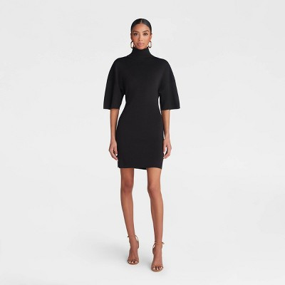 KBB by KAHLANA Women's Short Sleeve 'The Laceback Mini Dress' - Black M | Target