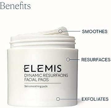 ELEMIS Dynamic Resurfacing Facial Pads | Gentle Dual-Action Textured Treatment Pads Conveniently Smo | Amazon (US)