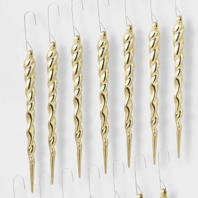 14ct Glitter Icicle Christmas Ornament Set - Wondershop™ | Target