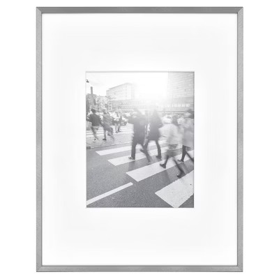 Thin Gallery Matted Photo Frame Silver - Project 62™ | Target