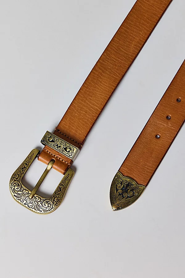BDG Jennie Western Belt in Tan, Women's at Urban Outfitters | Urban Outfitters (US and RoW)