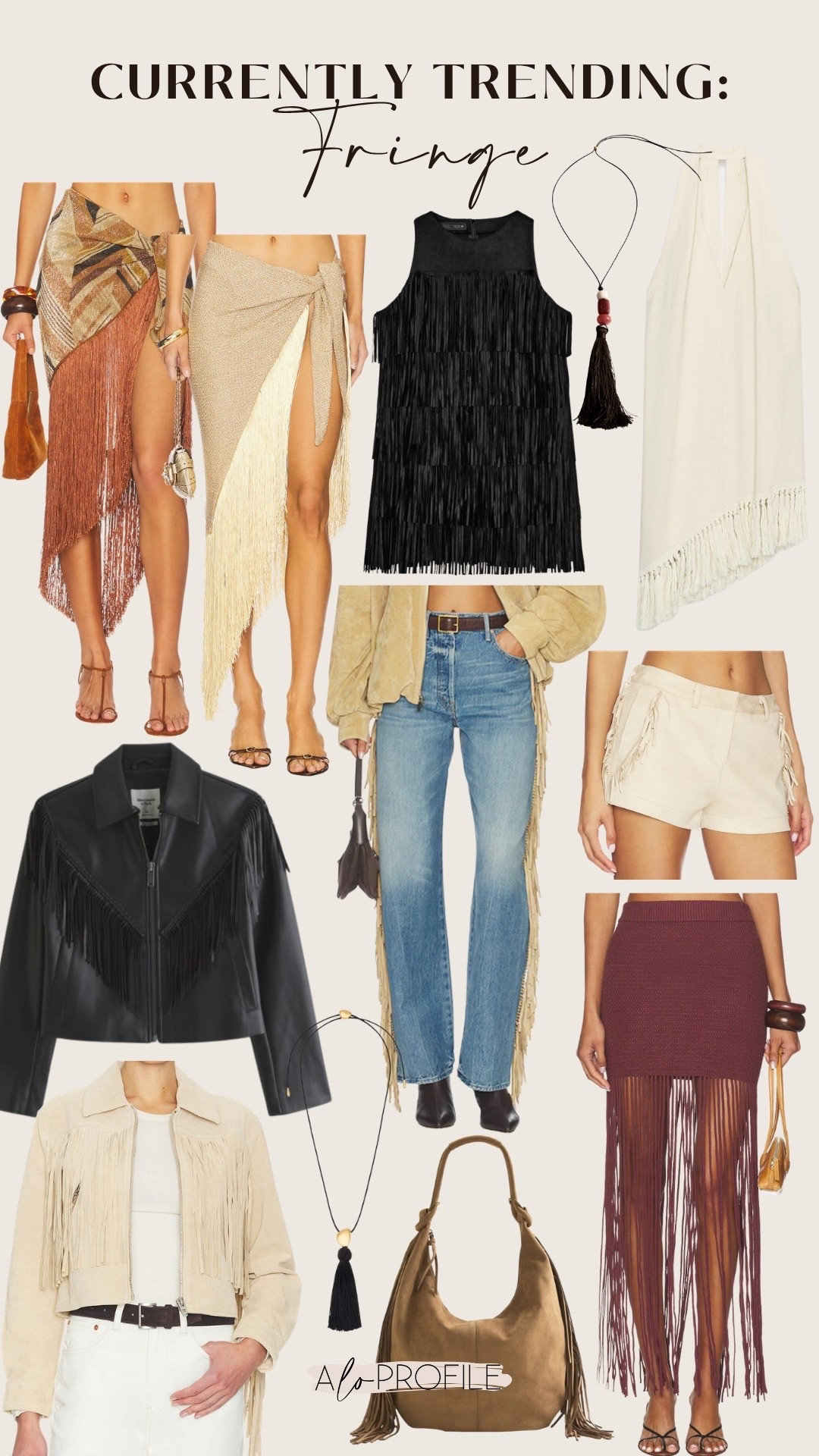 Now Trending: Fringe on everything ✨

