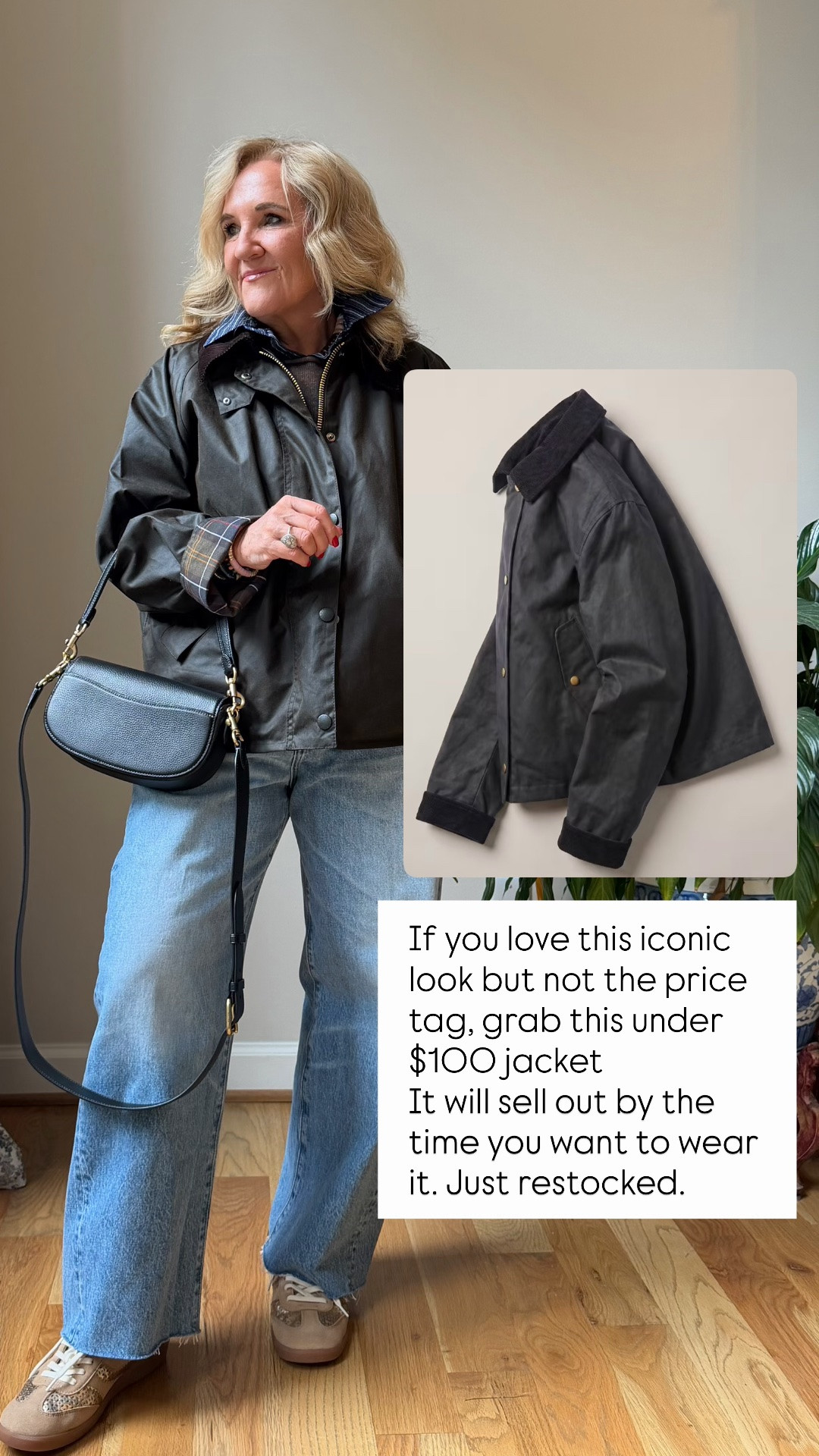 Grab this quince jacket if the Barbour version isn’t in your budget. 

Barbour I wear an 8. Is stay true to size on quince.

#LTKOver40 #LTKSaleAlert #LTKMidsize