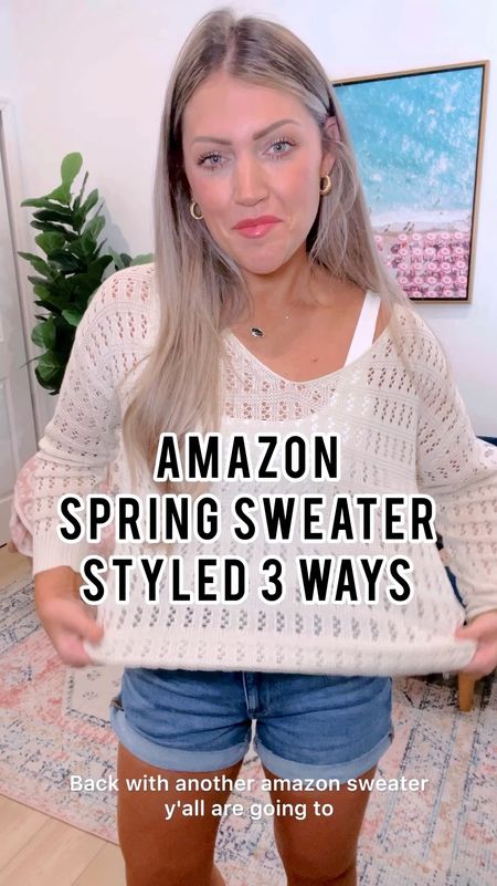Love this lightweight Amazon sweater! I’m in my true small. // size 6 shorts - my true short size (I always go up to 6) // size 2 jeans // size S amazon one piece (one of my all time fave suits! Love the tummy control!! And full booty coverage.) // small bodysuit I Layered under // 


Spring outfits
Spring break
Spring sweater
Spring transition
Outfit ideas
Vacation
Pool
Beach
Swim look
