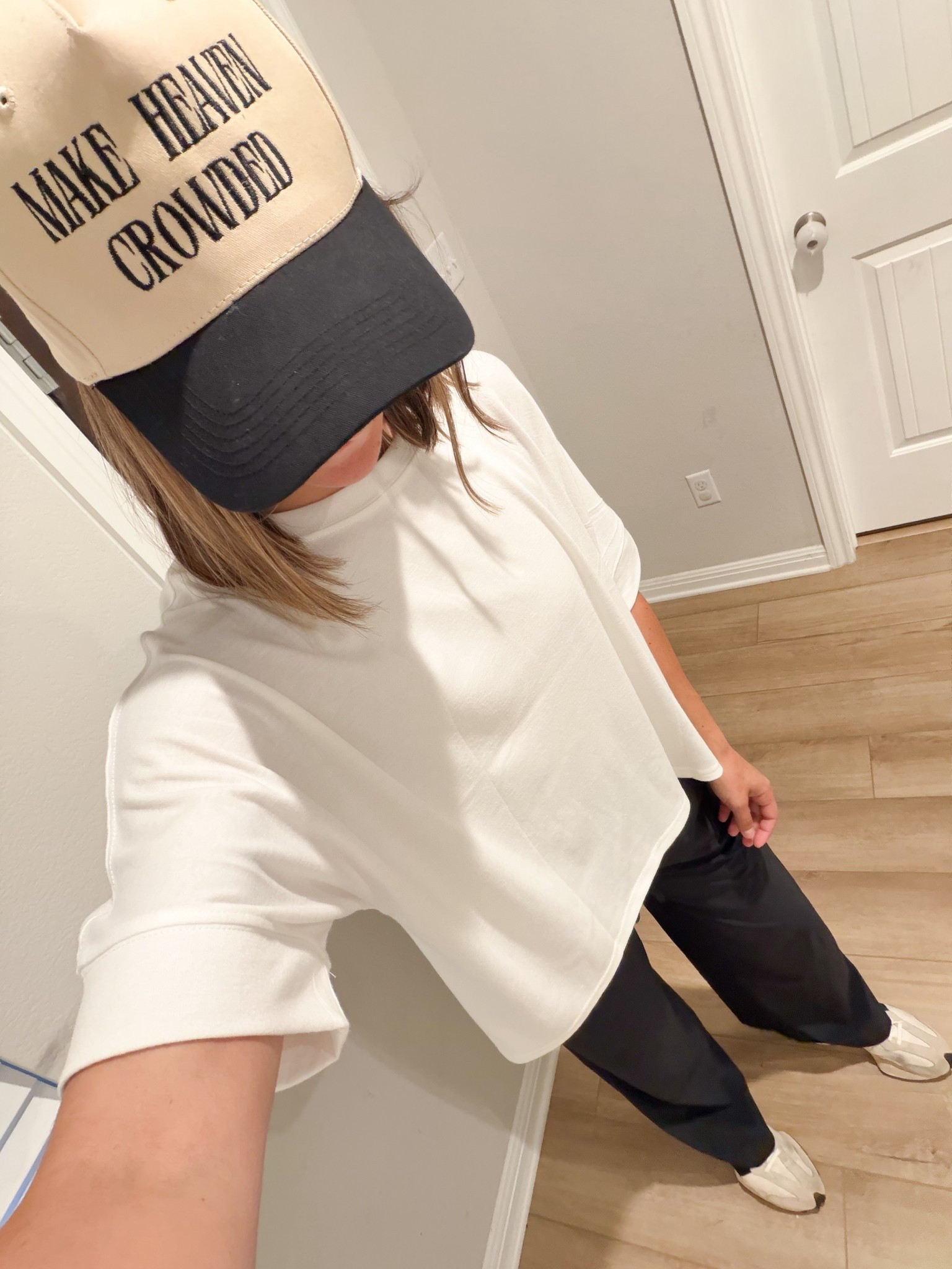 Today’s ootd // love these all in motion pants that I wear all the time > leggings // this is the perfect white oversized tee!! 
-
KENZ KUSTOMZ code: EVERYDAYMAMA
-
Amazon must haves, spring basics, spring outfits, spring must haves, transitional spring outfit, trucker hats

#LTKootd #LTKmomlife #LTKgrwm