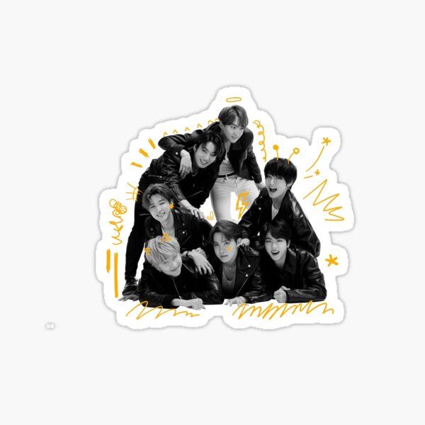 'BTS MAP OF THE SOUL 7 Concept Photo version 4 OT7' Sticker by rmint99 | Redbubble (US)