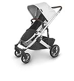 UPPAbaby Cruz V2 Stroller - Bryce (White Marl/Silver/Chestnut Leather) | Amazon (US)