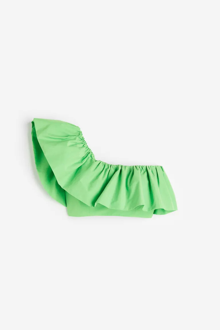 Flounced One-shoulder Top | H&M (US + CA)