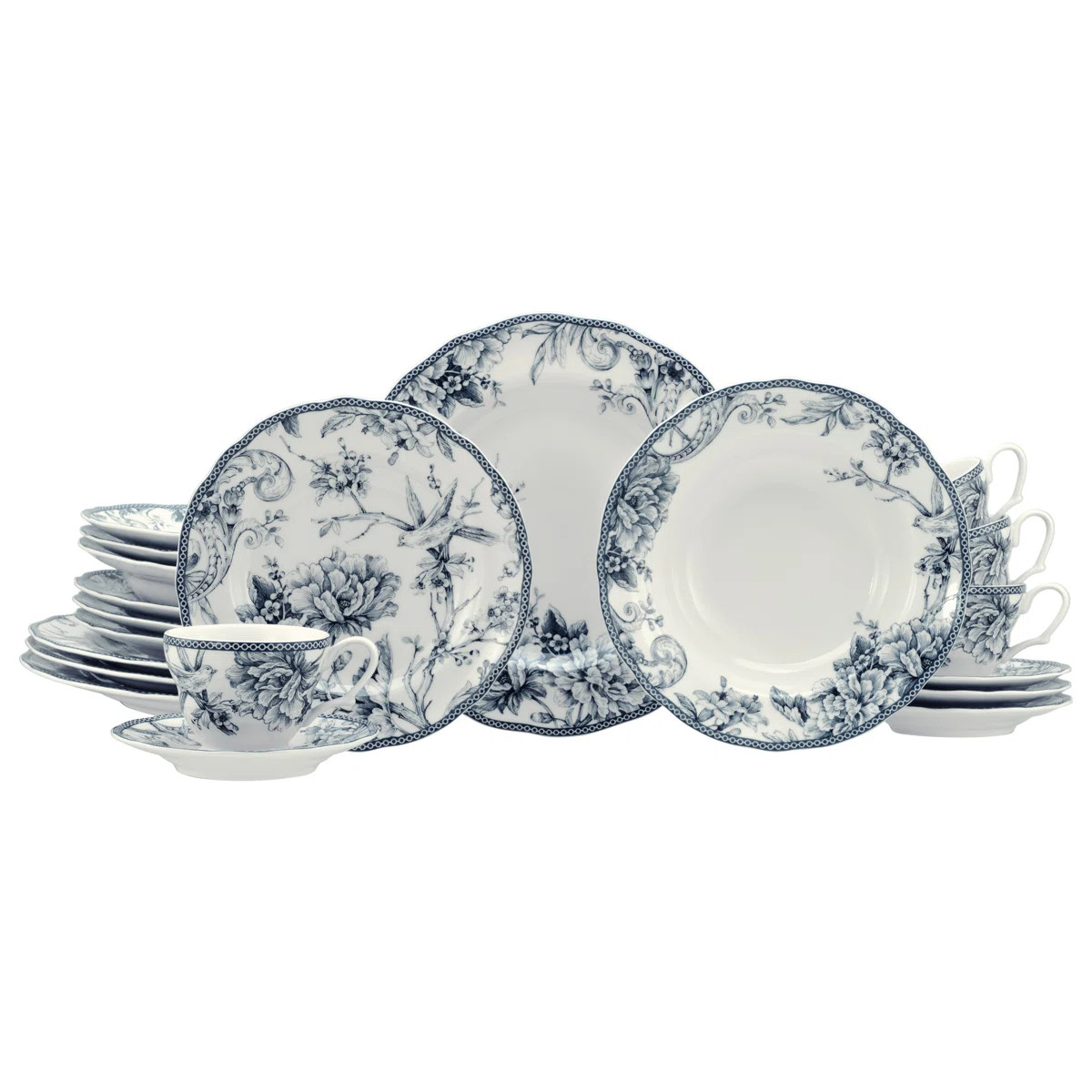 Creatable Adelaide, dinnerware set 20 pieces | Wayfair.co.uk | Wayfair UK