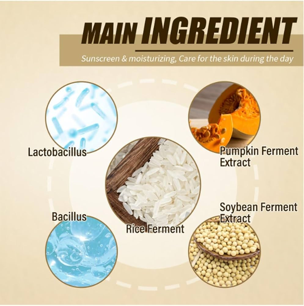 2Pcs Relief Sun Sunscreen Korean Sunscreen, Sunscreen SPF50+ PA+++, Korean Rice Organic Sunscreen... | Amazon (US)