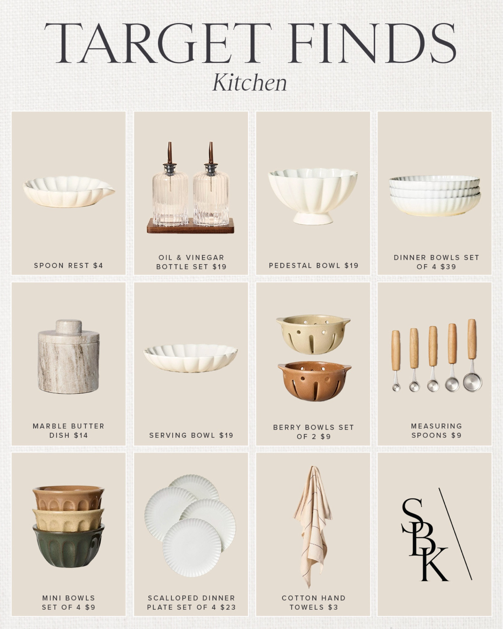 TARGET \ new kitchen finds I’m loving👩🏻‍🍳 sharing some that I have in my home on today’s reel!

Cooking
Home
Decor
Bowls
Party 

#LTKFindsUnder50 #LTKHome #LTKParties