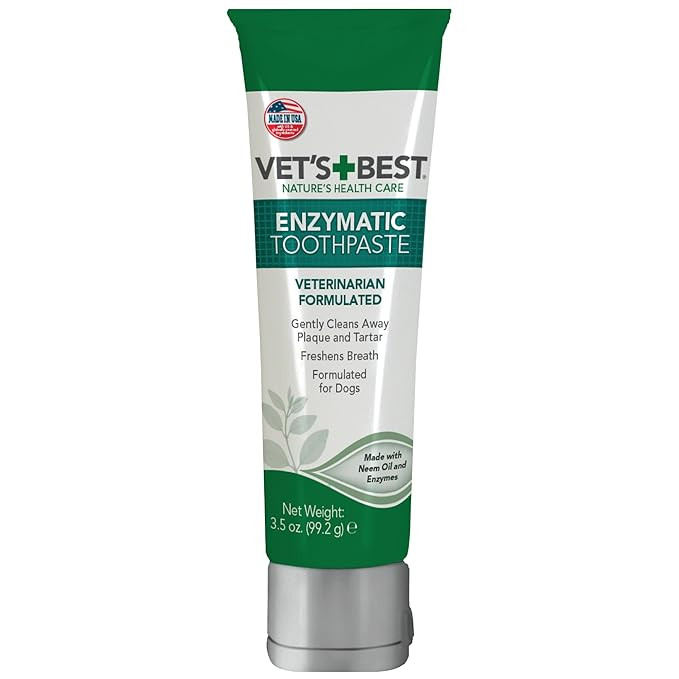 Vet’s Best Enzymatic Dog Toothpaste | Teeth Cleaning and Fresh Breath Dental Care Gel | Vet For... | Amazon (US)