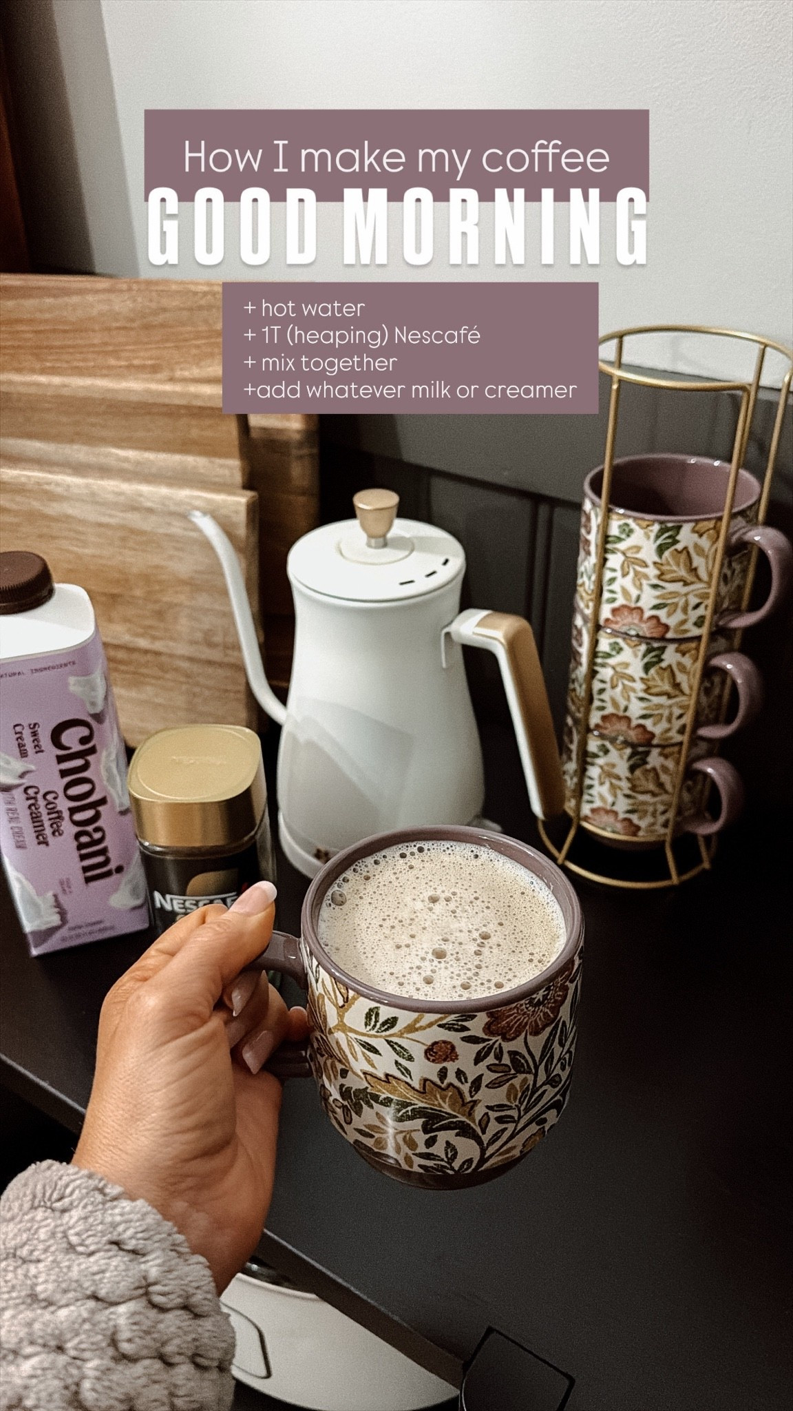 How I make my morning coffee! Grab the entire list and add to your Walmart cart! 👏🏽 

#morningroutine #coffee #lifestyle #caffeine #walmartfinds

#LTKfitnessgoals #LTKmorningroutine #LTKfoodie