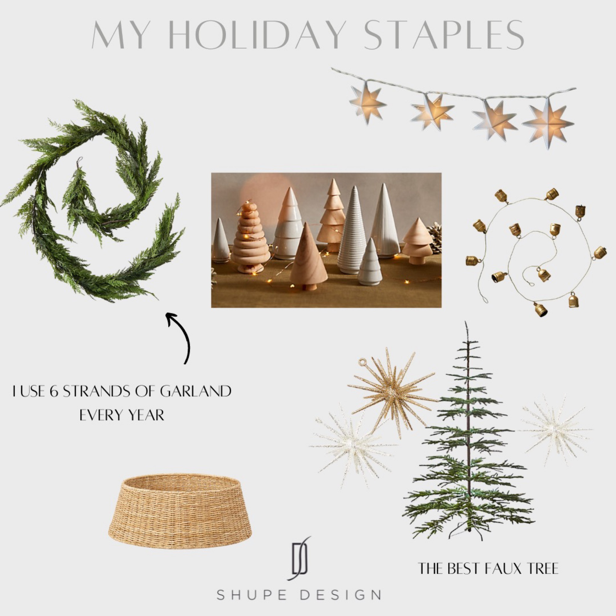 Shop my favorite Christmas decor pieces from Anthropologie, Terrain and Crate and Barrel

#garland
#fauxtree
#christmastree
#simplechristmasdecor
#anthropologie 
#crateandbarrel
#terrain

#LTKHoliday #LTKhome #LTKSeasonal