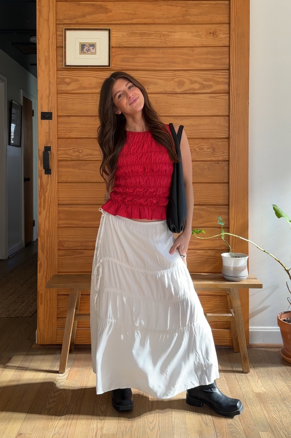 cutie ruched red top and the most perfect flowy white skirt ♥️

#LTKFestival #LTKSeasonal #LTKStyleTip