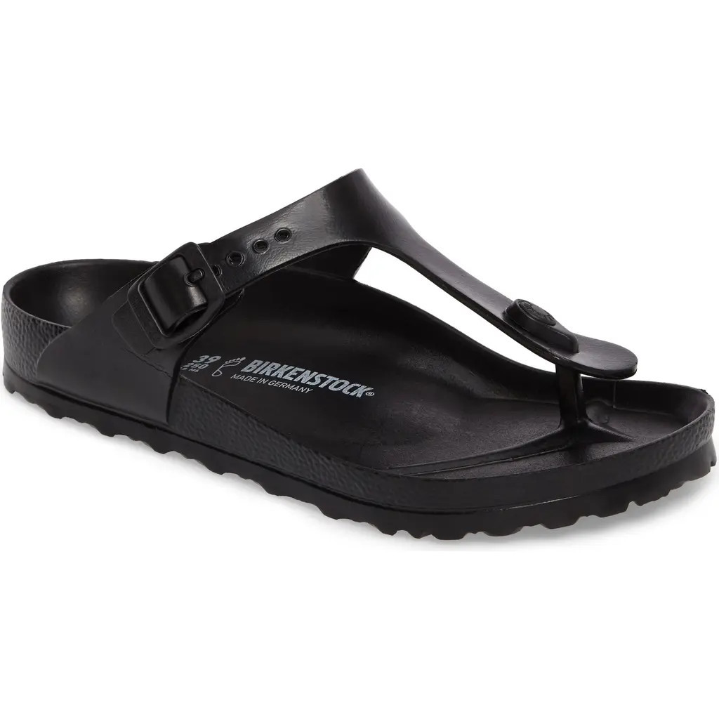 Birkenstock Essentials - Gizeh Flip Flop in Black at Nordstrom, Size 9-9.5Us | Nordstrom