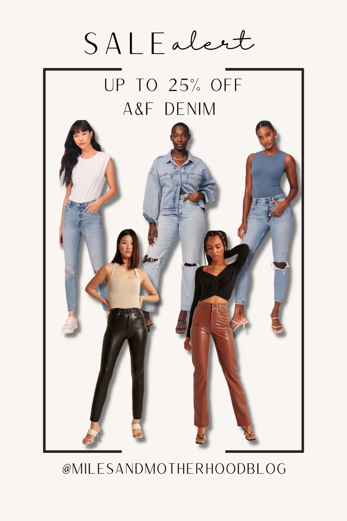 Up to 25% off A&F denim. Lots of high rise jeans, lots of 90’s jeans, lots of leather jeans! 

#LTKSeasonal #LTKsalealert #LTKstyletip