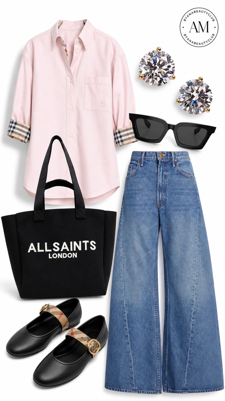 The perfect everyday look 🤍 A soft pink shirt, relaxed denim, classic black accessories, and timeless staples you’ll wear on repeat. ✨👜

#LTKootd #LTKSaleAlert #LTKSeasonal