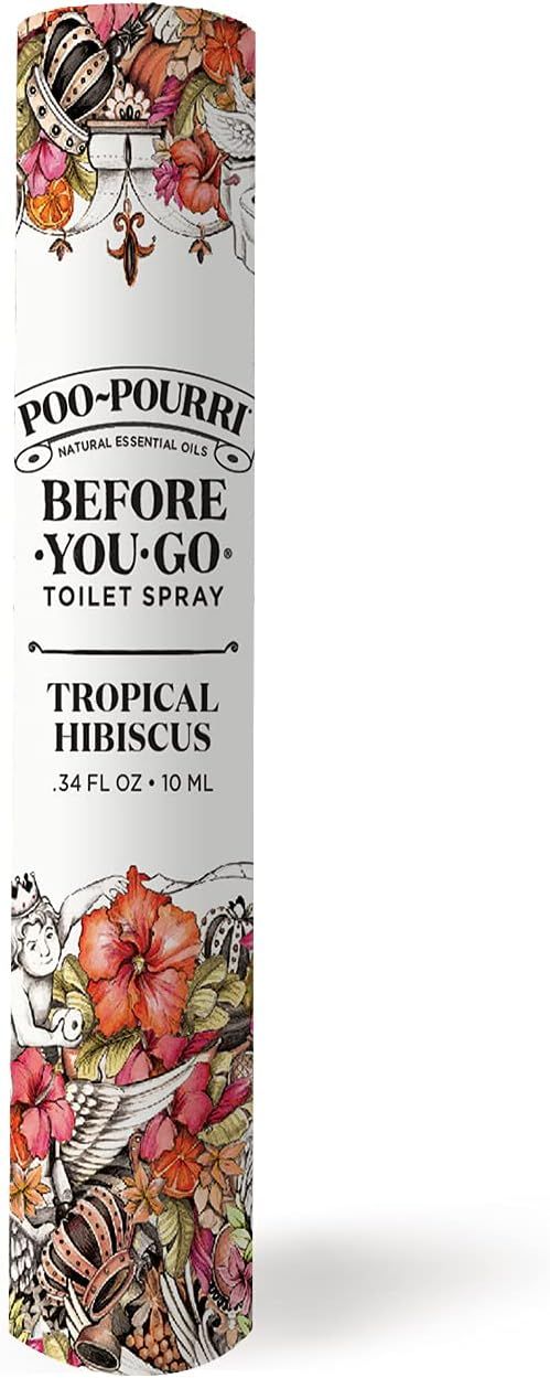 Poo-Pourri Before-You-go Toilet Spray.34 Fl Oz, Tropical Hibiscus, 3 | Amazon (US)