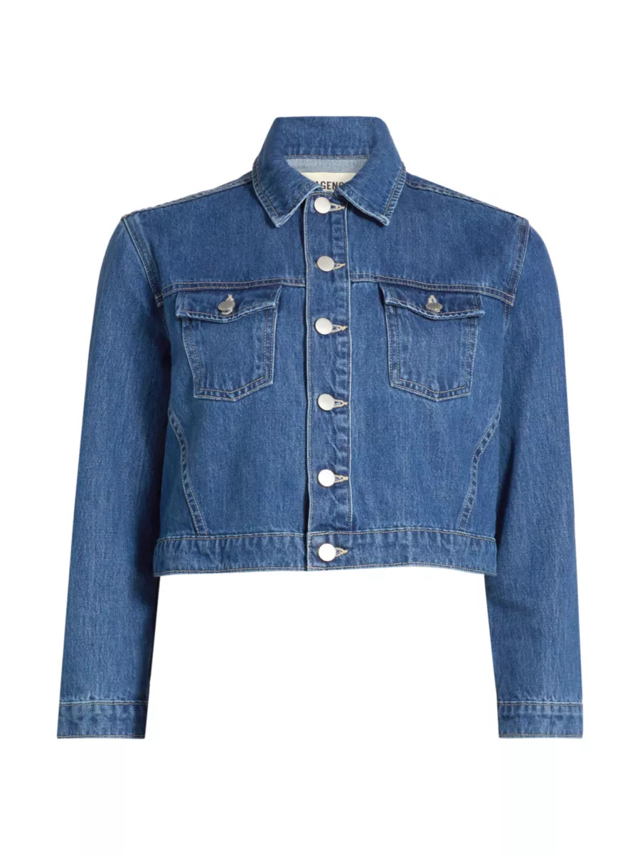 Koda Crop Denim Jacket | Saks Fifth Avenue