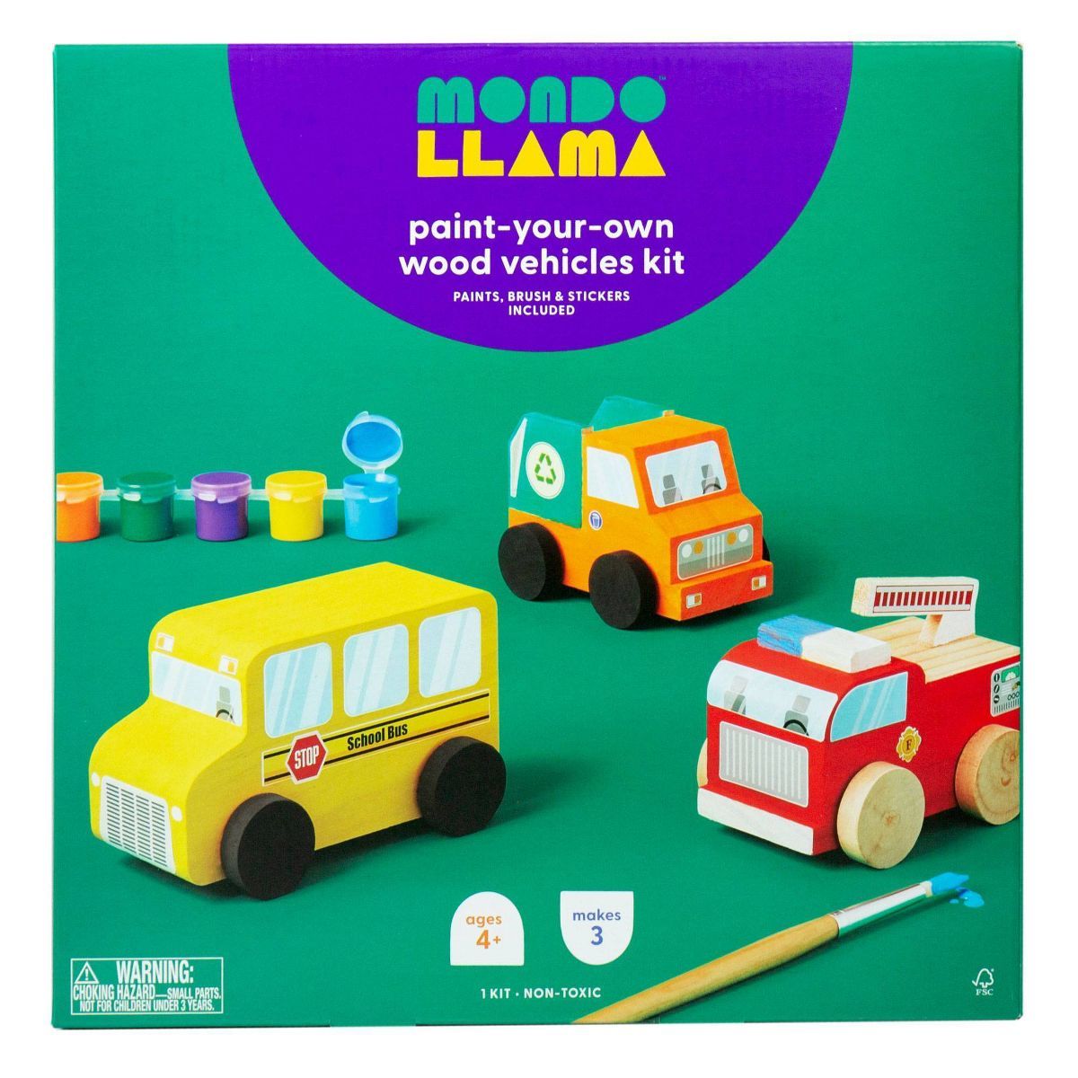 Paint-Your-Own Wooden Vehicles - Mondo Llama™ | Target